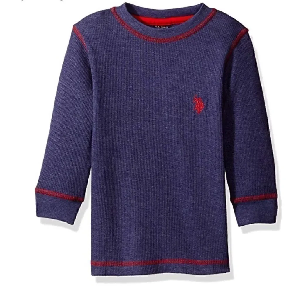 US Polo Assn Boys long sleeve Thermal shirt
